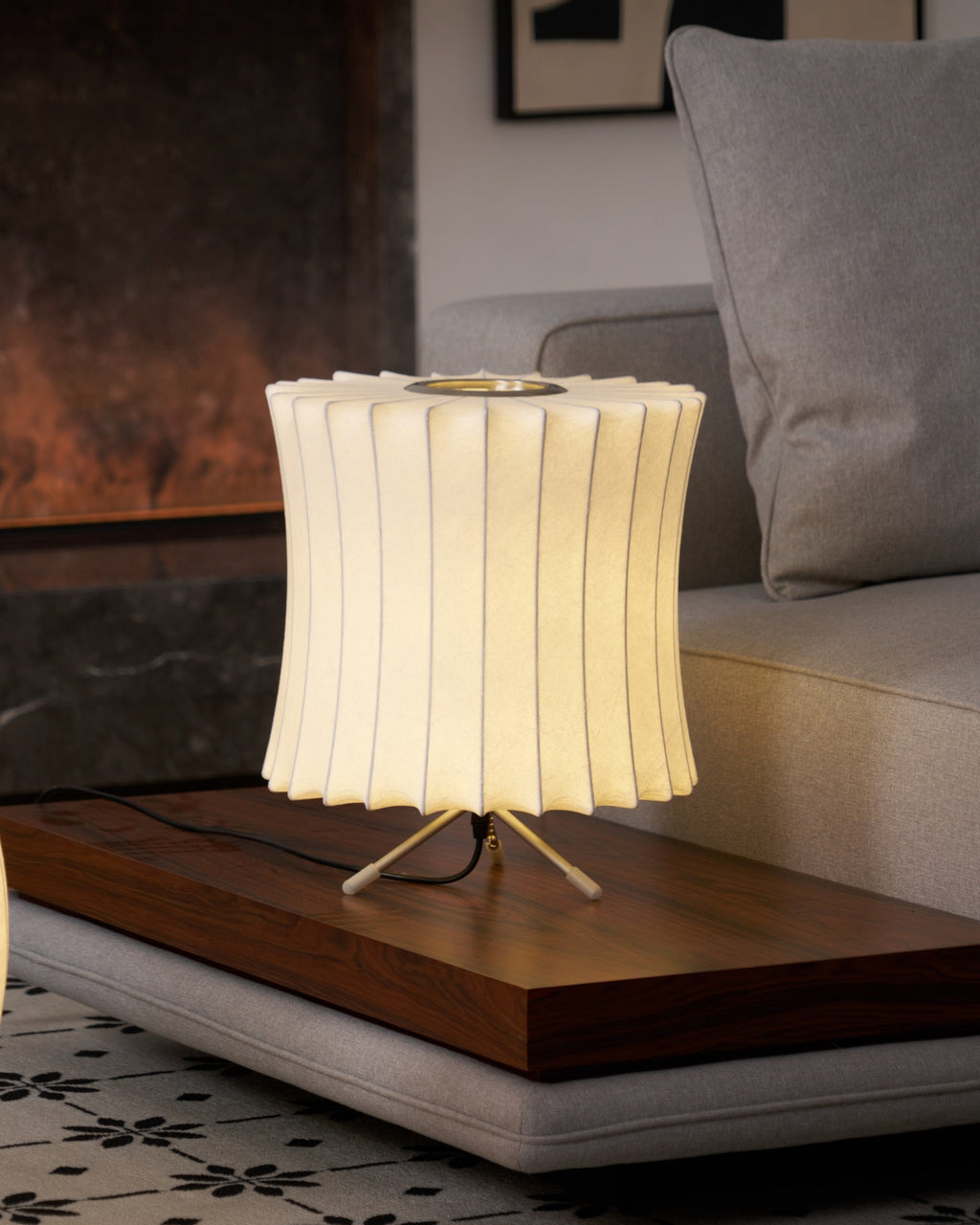 Table Lamp with Silver Base — Table Lamp | Maison Monashee — view 13