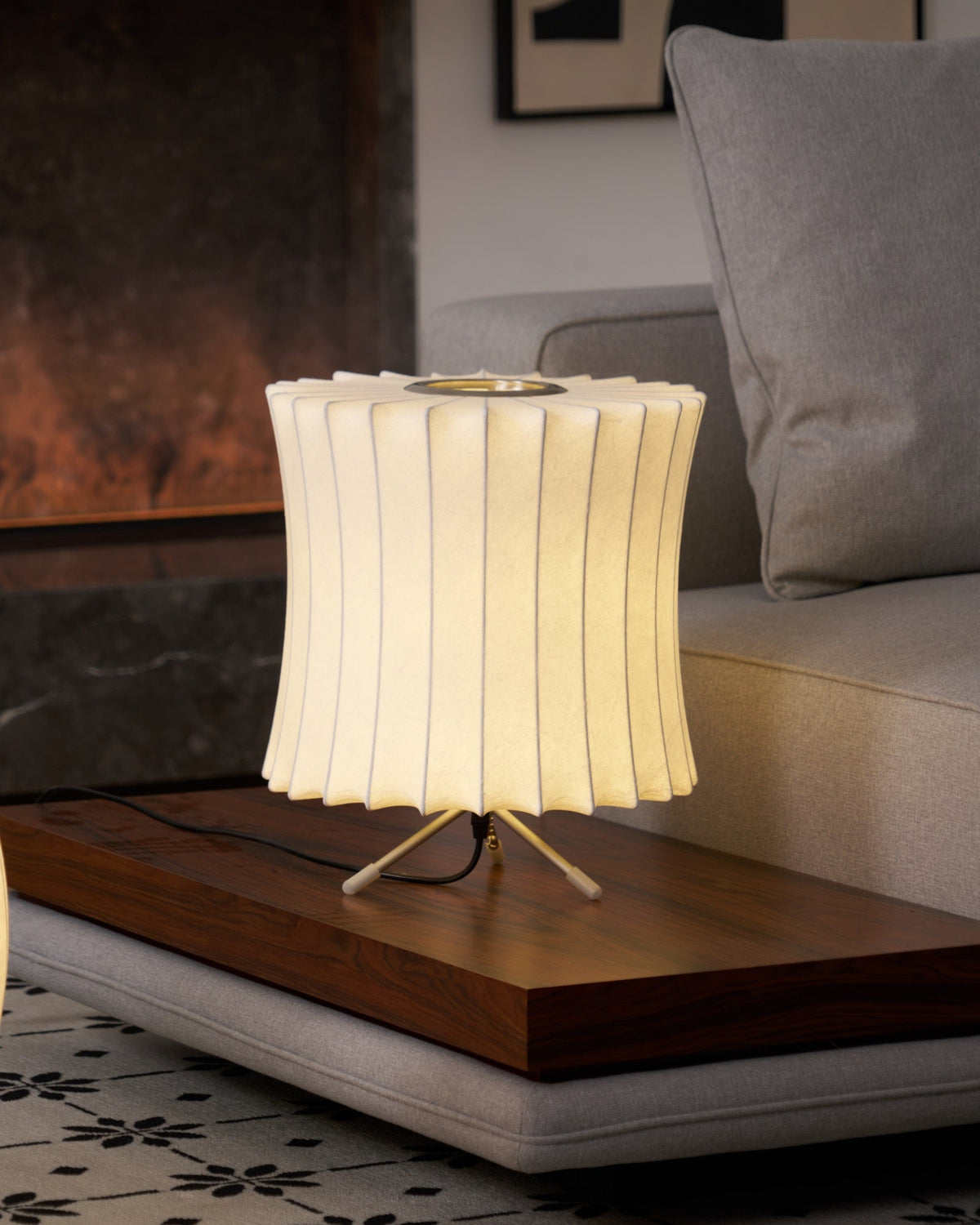 Table Lamp with Silver Base — Table Lamp | Maison Monashee — view 13
