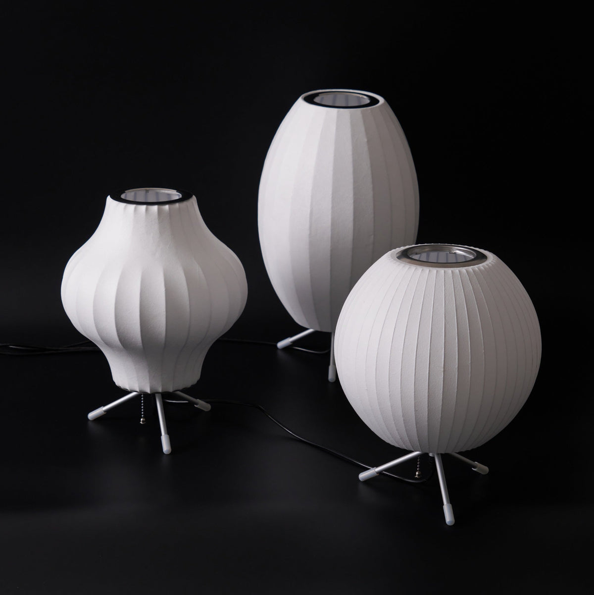Table Lamp with Silver Base — Table Lamp | Maison Monashee — view 130