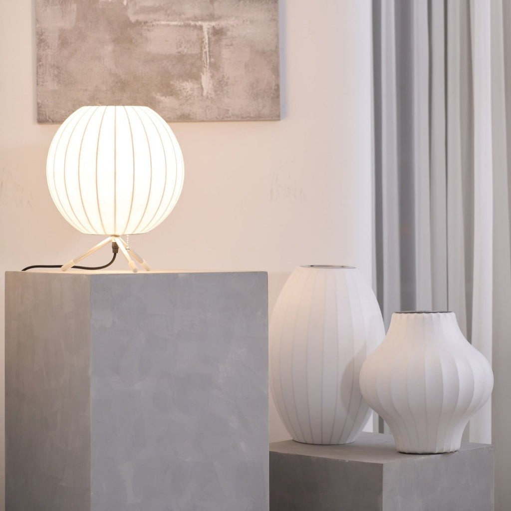 Table Lamp with Silver Base — Table Lamp | Maison Monashee — view 31