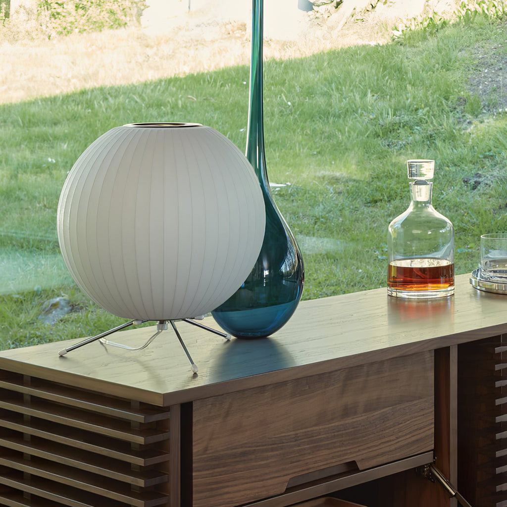 Table Lamp with Silver Base — Table Lamp | Maison Monashee — view 68