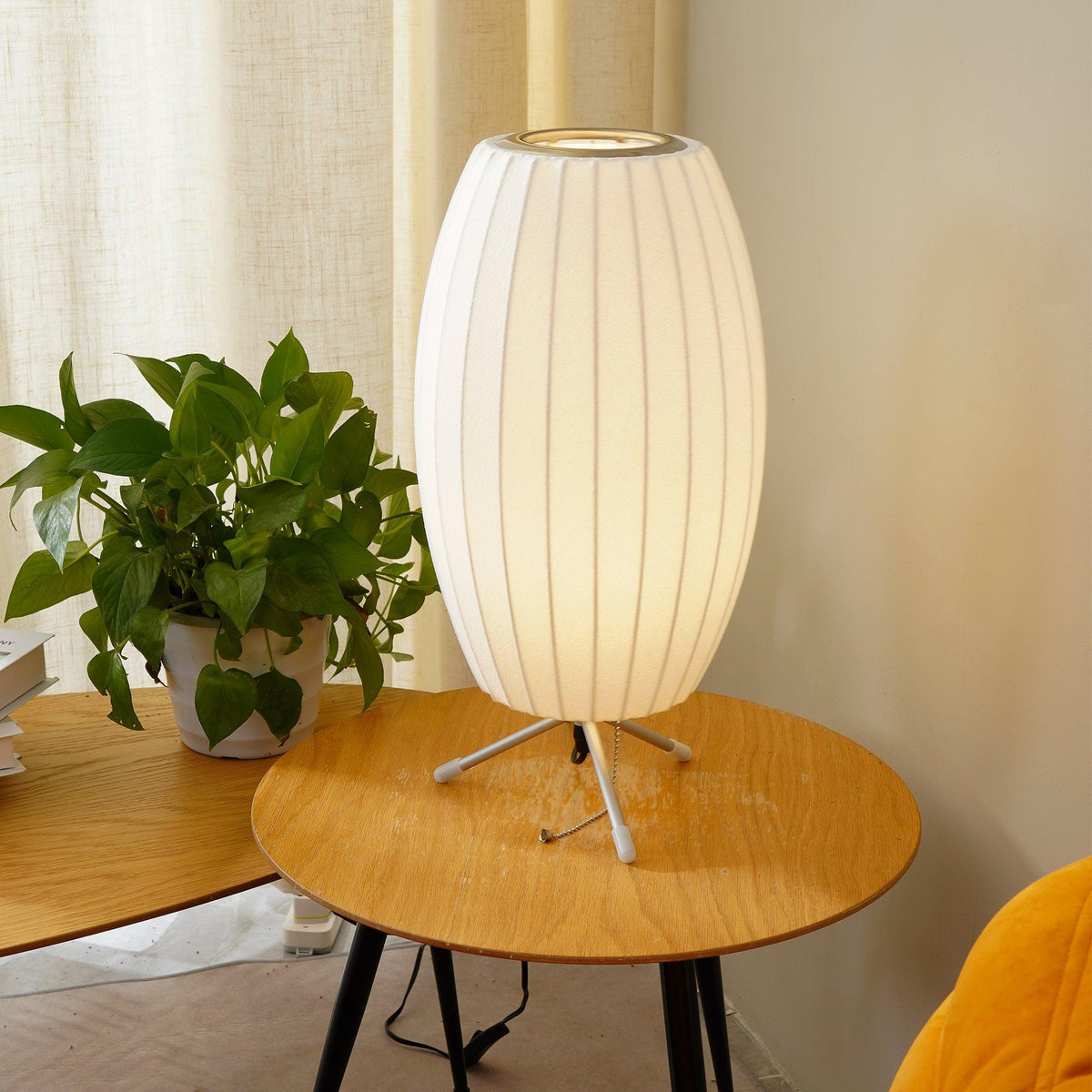 Table Lamp with Silver Base — Table Lamp | Maison Monashee — view 36