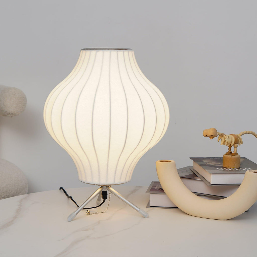 Table Lamp with Silver Base — Table Lamp | Maison Monashee — view 23