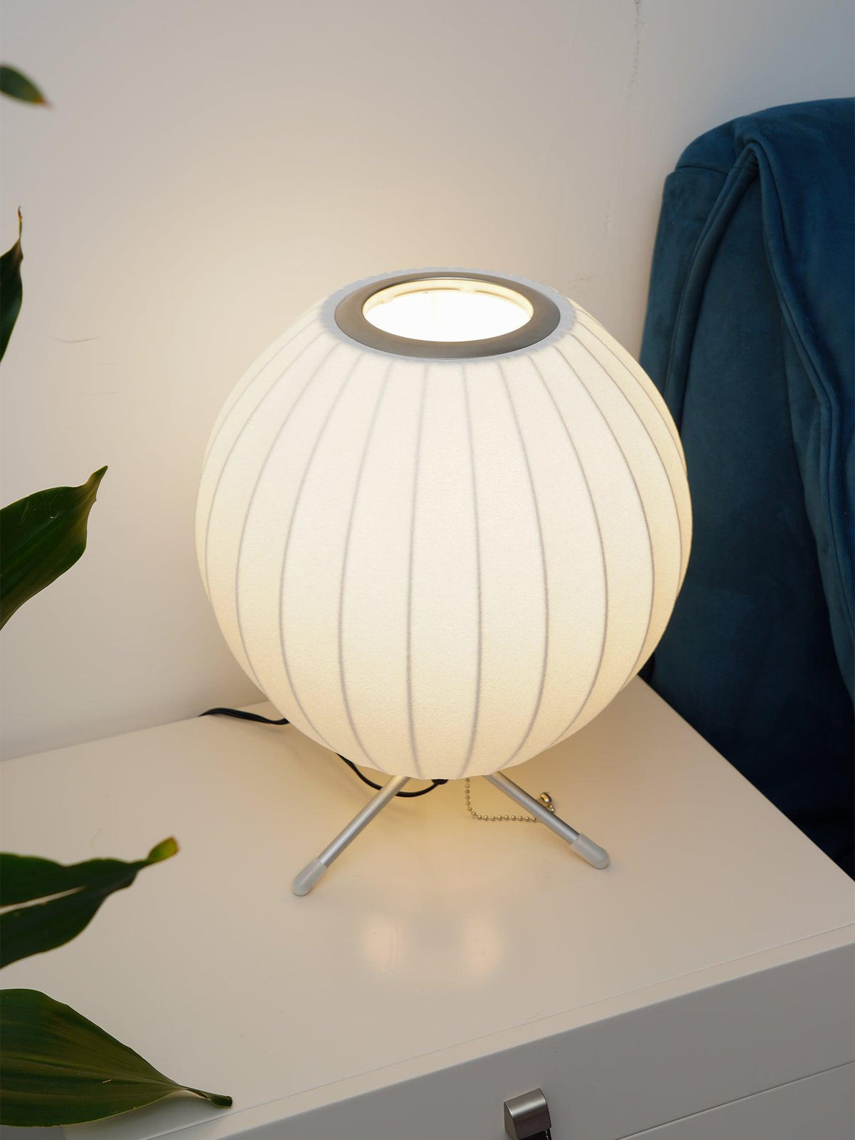 Table Lamp with Silver Base — Table Lamp | Maison Monashee — view 24