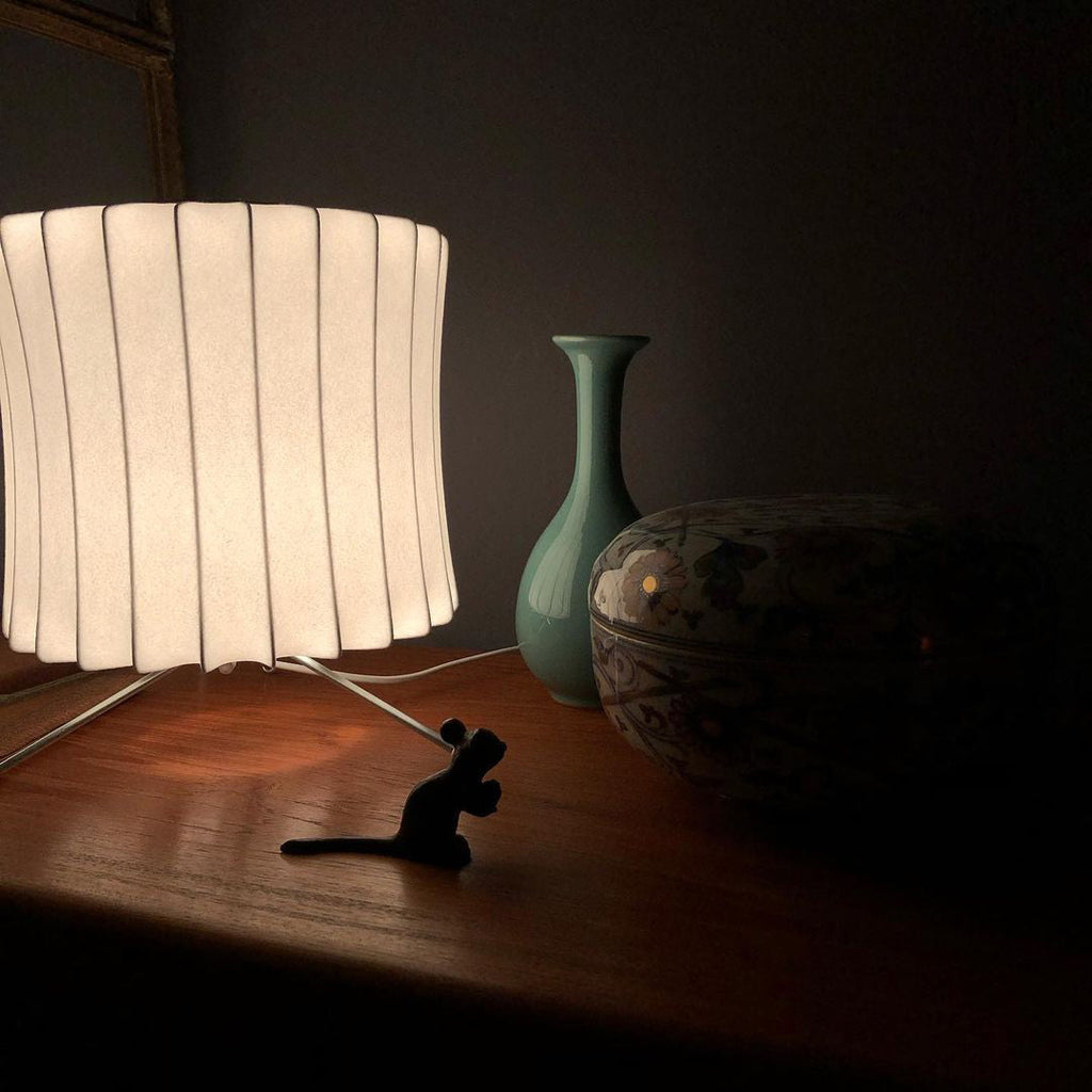 Table Lamp with Silver Base — Table Lamp | Maison Monashee — view 66