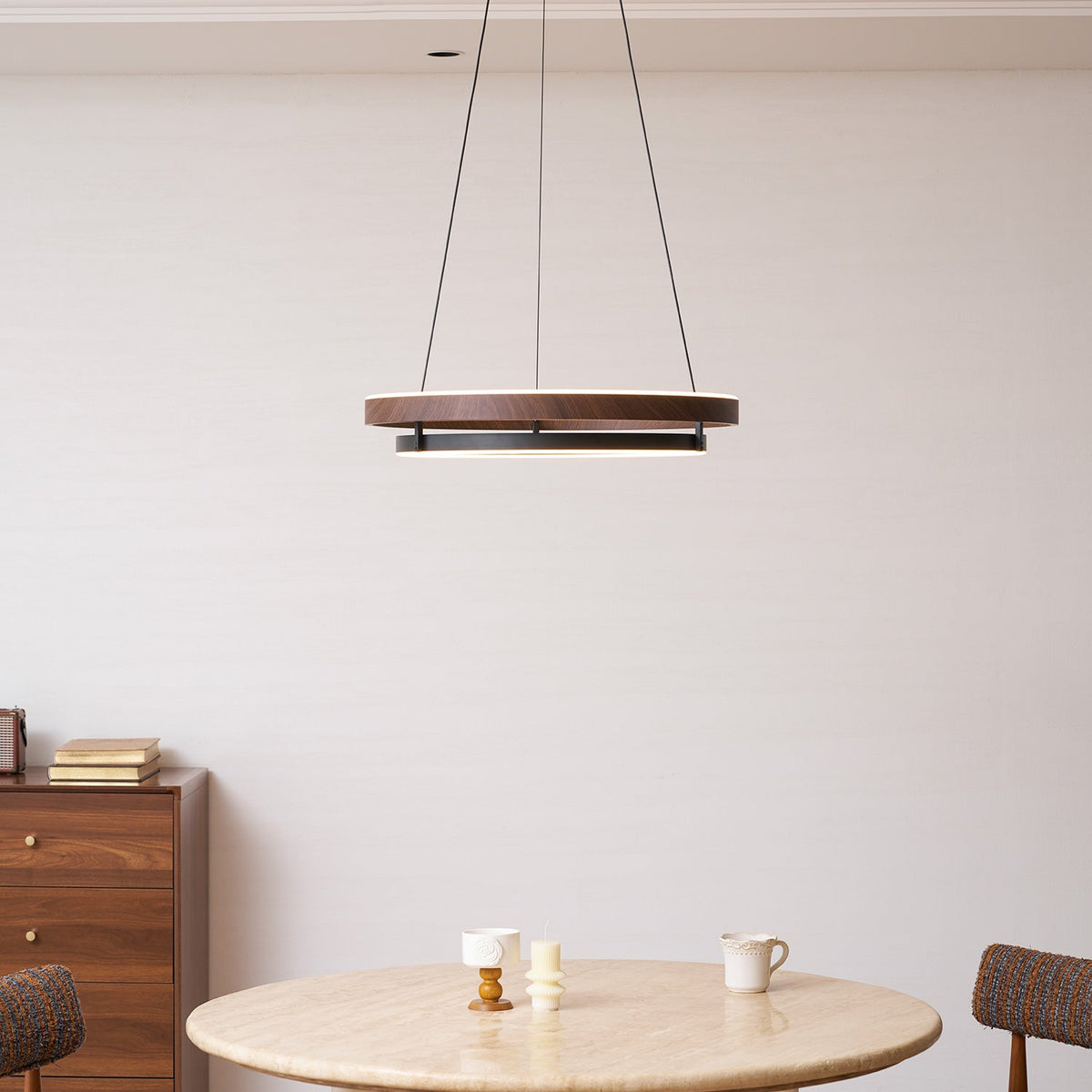 2 Ring Pendant Light — Pendant Light | Maison Monashee — view 24