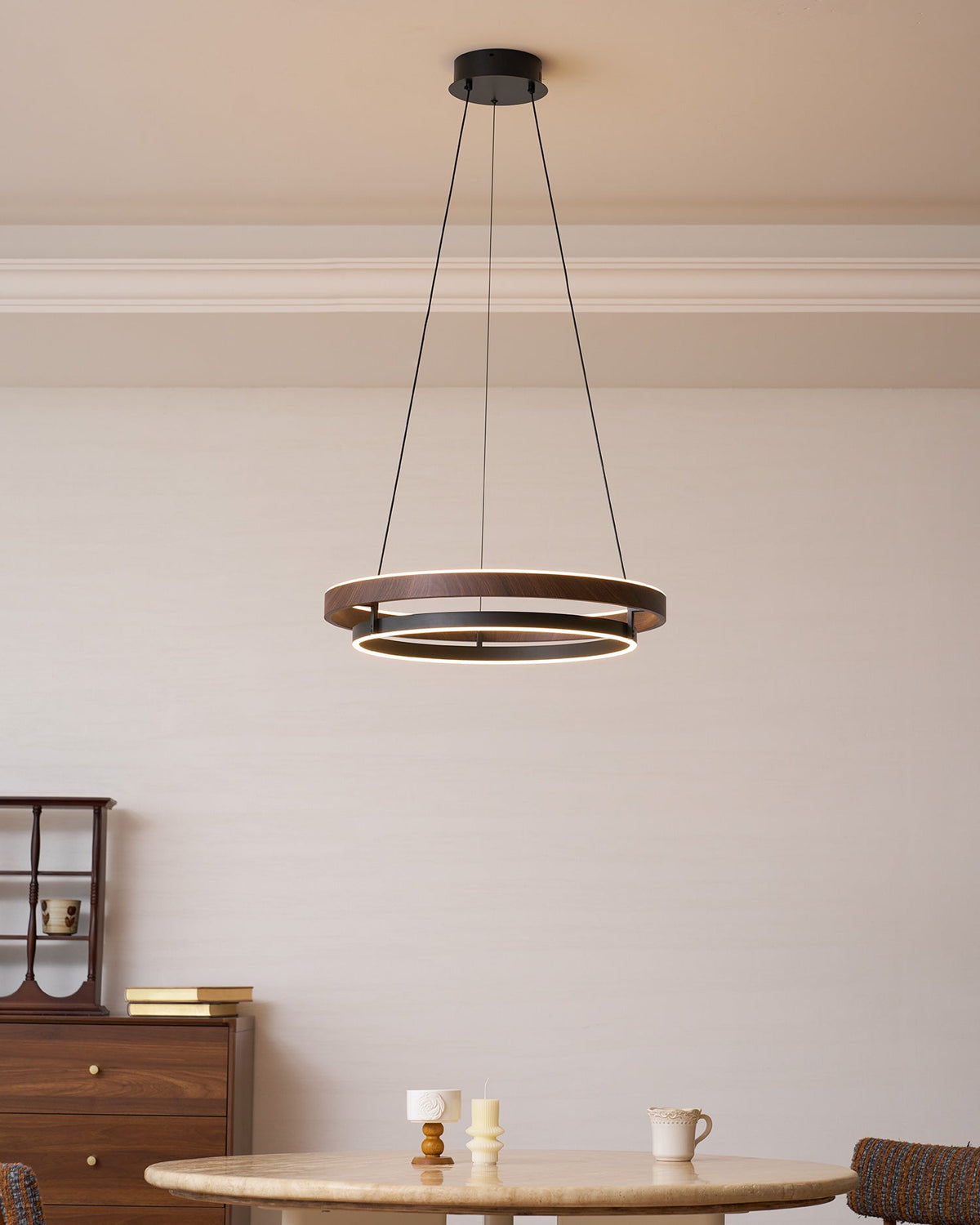 2 Ring Pendant Light — Pendant Light | Maison Monashee — view 37