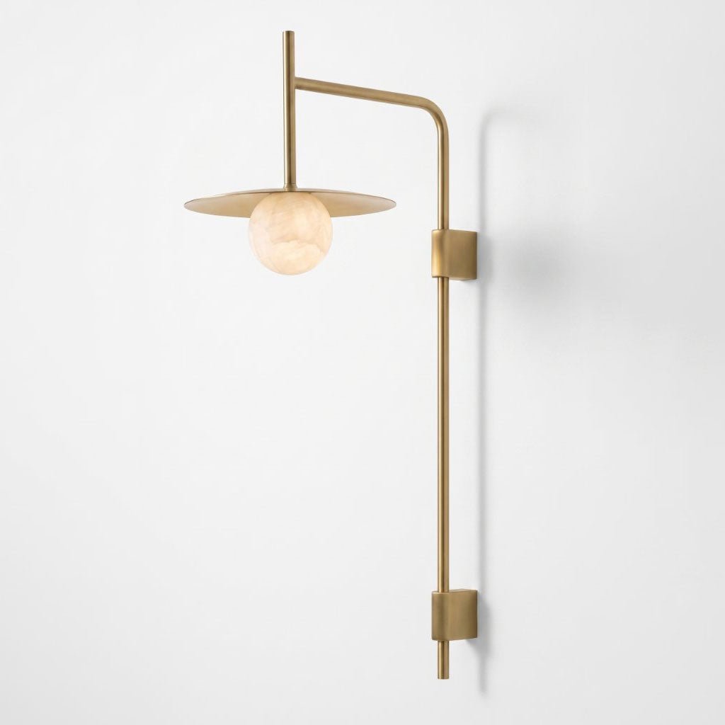 Long Brass Sconce — Wall Sconce | Maison Monashee — view 12