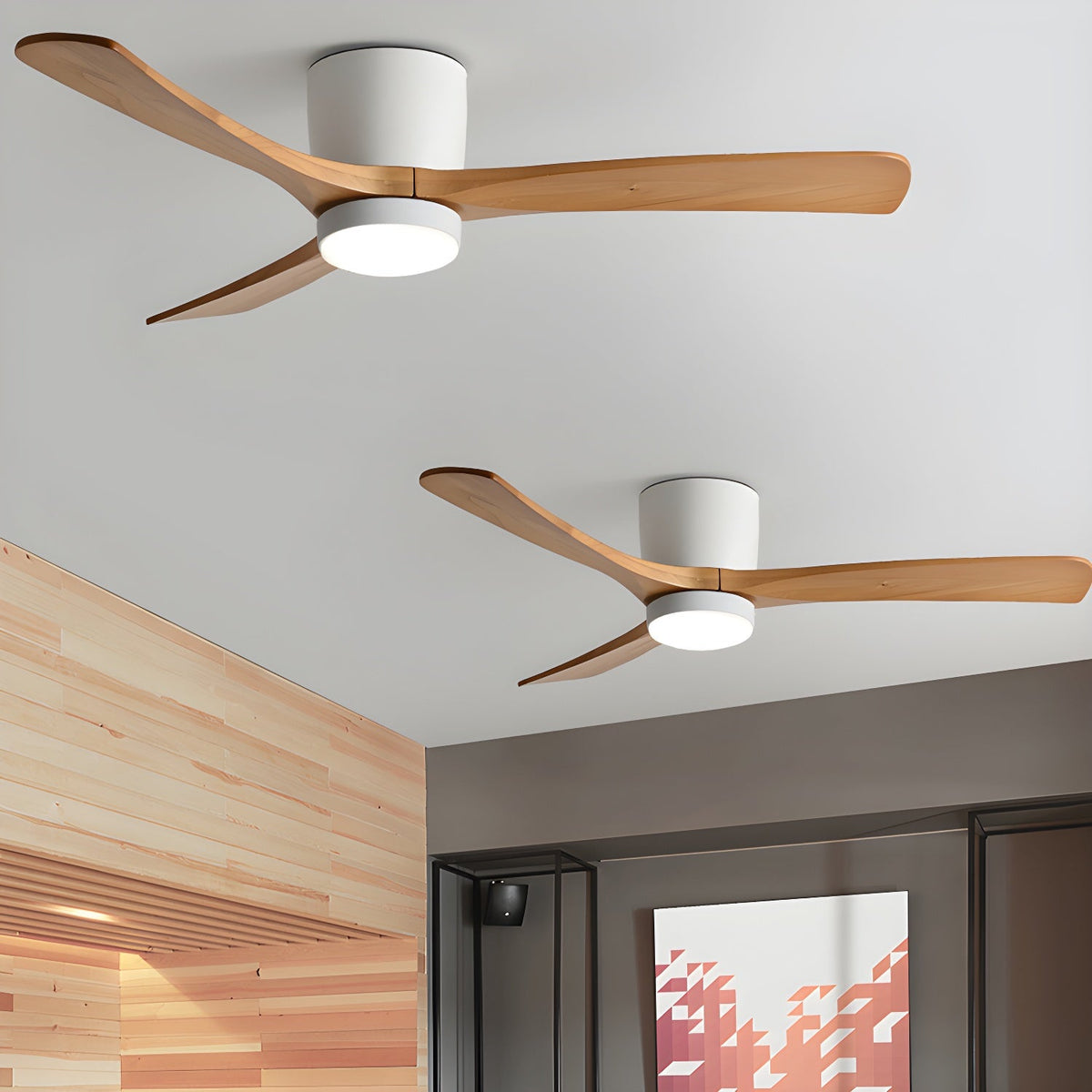 Grey Ceiling Fan with Light — Ceiling Fan | Maison Monashee — view 32