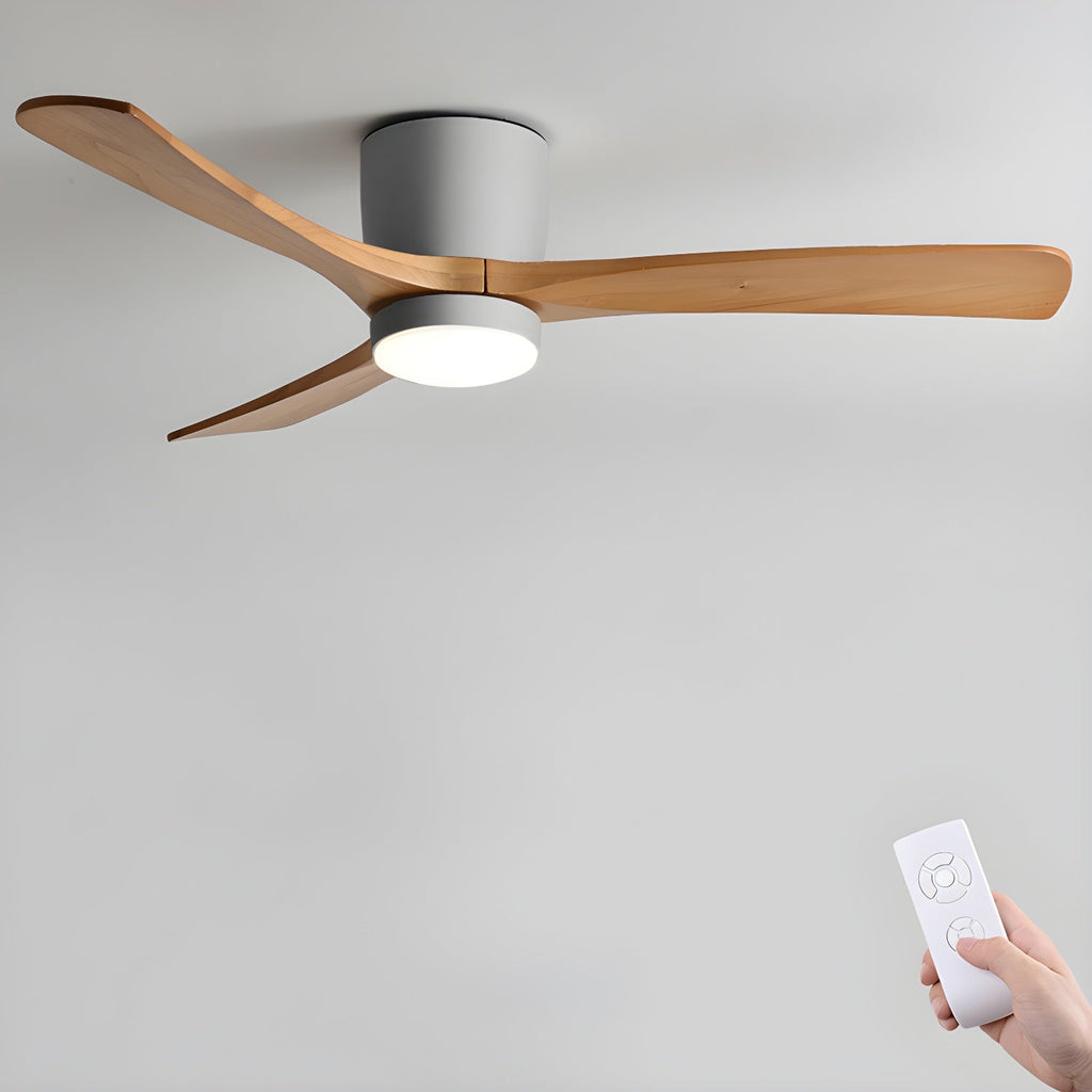 Grey Ceiling Fan with Light — Ceiling Fan | Maison Monashee — view 29