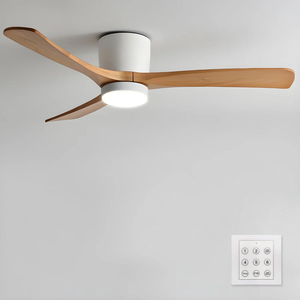 Grey Ceiling Fan with Light — Ceiling Fan | Maison Monashee — view 47