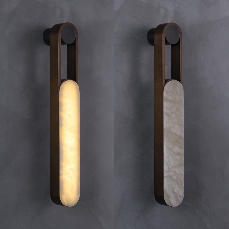 Alabaster Sconce Light — Wall Sconce | Maison Monashee — view 8