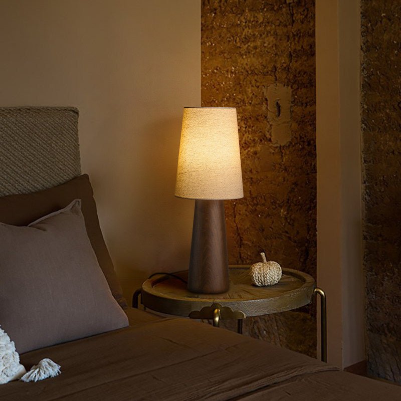 Wood Base Table Lamp — Table Lamp | Maison Monashee — view 23