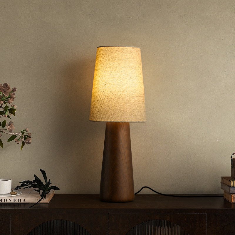 Wood Base Table Lamp — Table Lamp | Maison Monashee — view 2