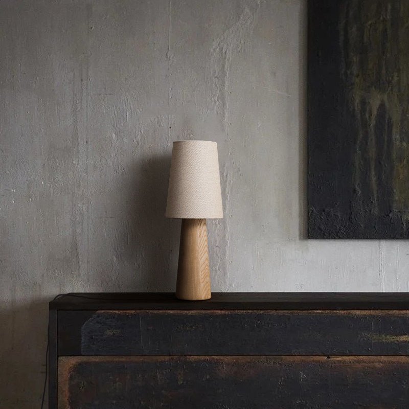 Wood Base Table Lamp — Table Lamp | Maison Monashee — view 3