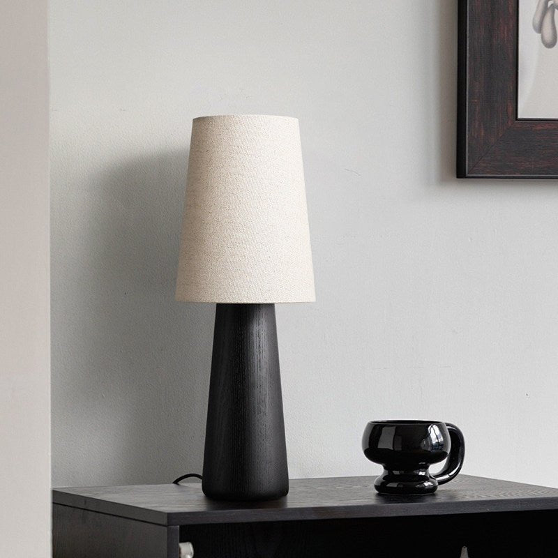 Wood Base Table Lamp — Table Lamp | Maison Monashee — view 4