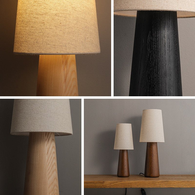 Wood Base Table Lamp — Table Lamp | Maison Monashee — view 8