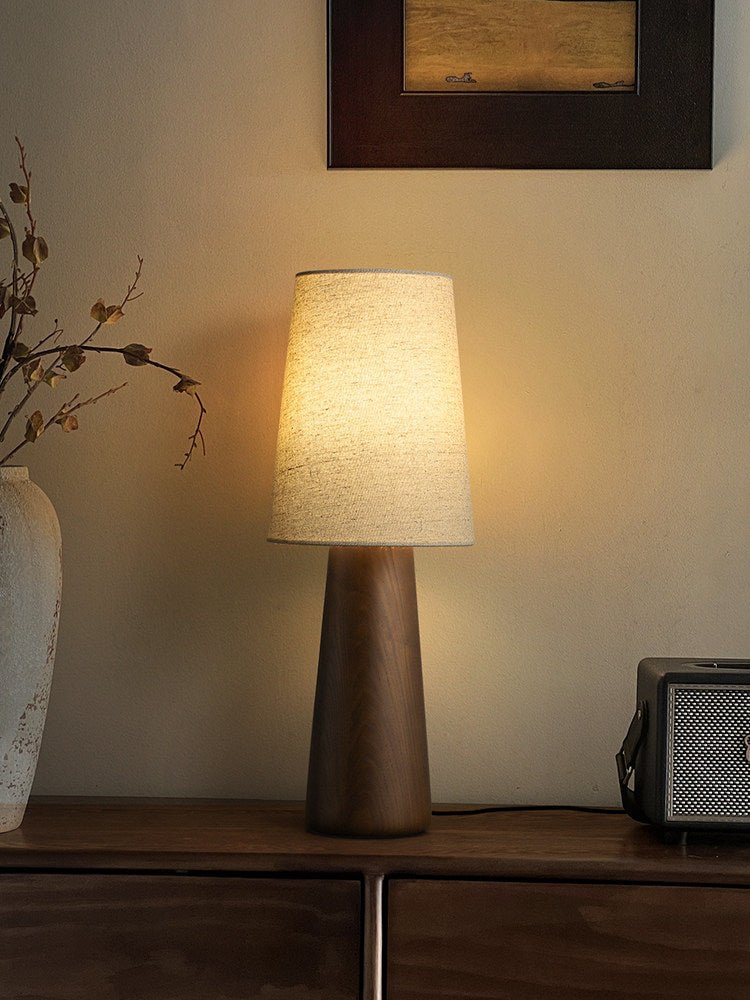 Wood Base Table Lamp — Table Lamp | Maison Monashee — view 11