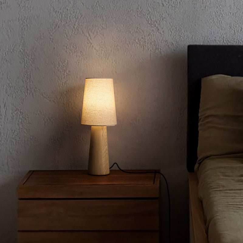 Wood Base Table Lamp — Table Lamp | Maison Monashee — view 18