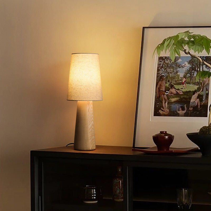 Wood Base Table Lamp — Table Lamp | Maison Monashee — view 19