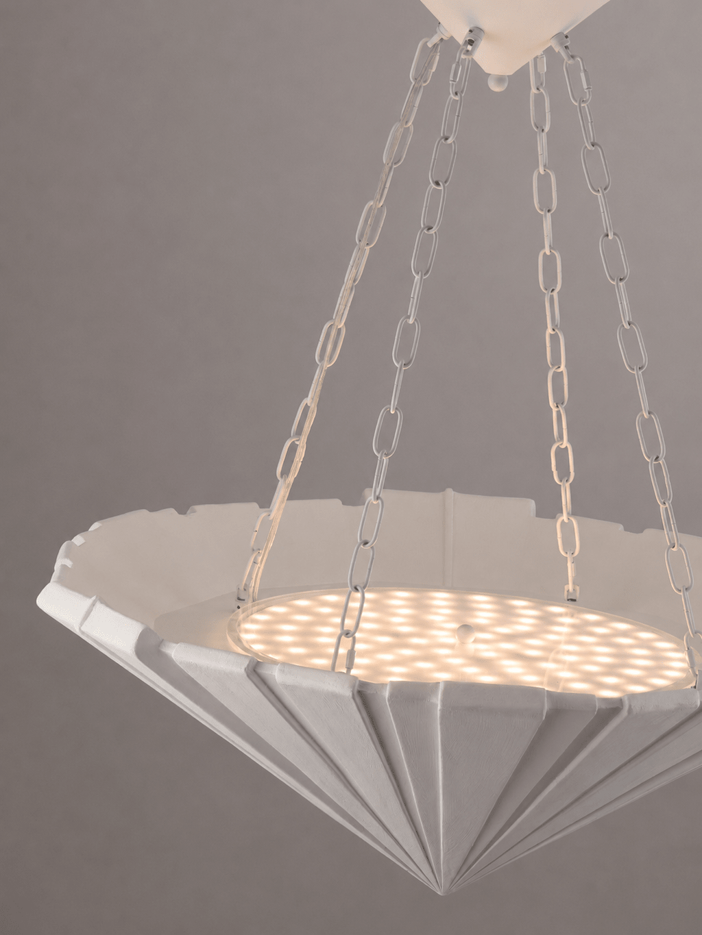 Alabaster Bronze Chandelier — Chandelier | Maison Monashee — view 8