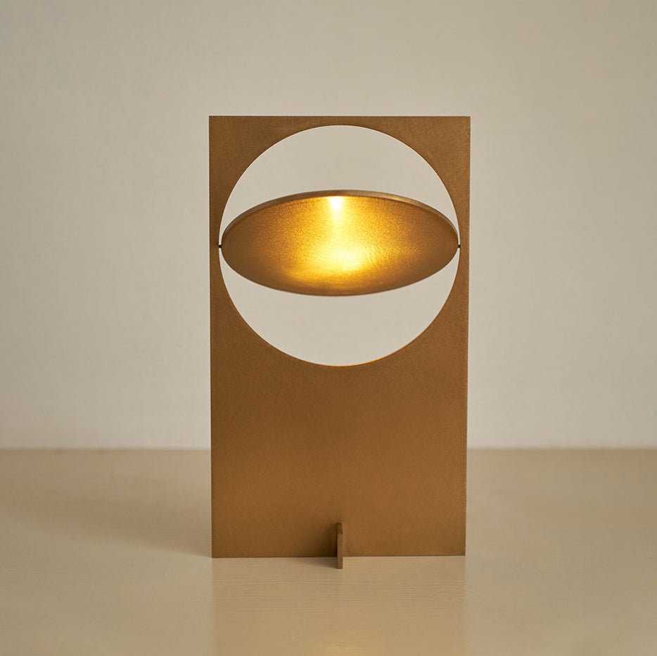 Gold Metal Desk Lamp — Table Lamp | Maison Monashee — view 49