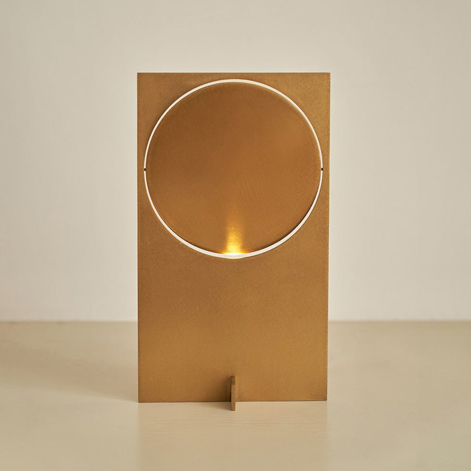Gold Metal Desk Lamp — Table Lamp | Maison Monashee — view 48