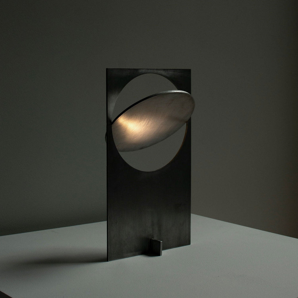 Gold Metal Desk Lamp — Table Lamp | Maison Monashee — view 37
