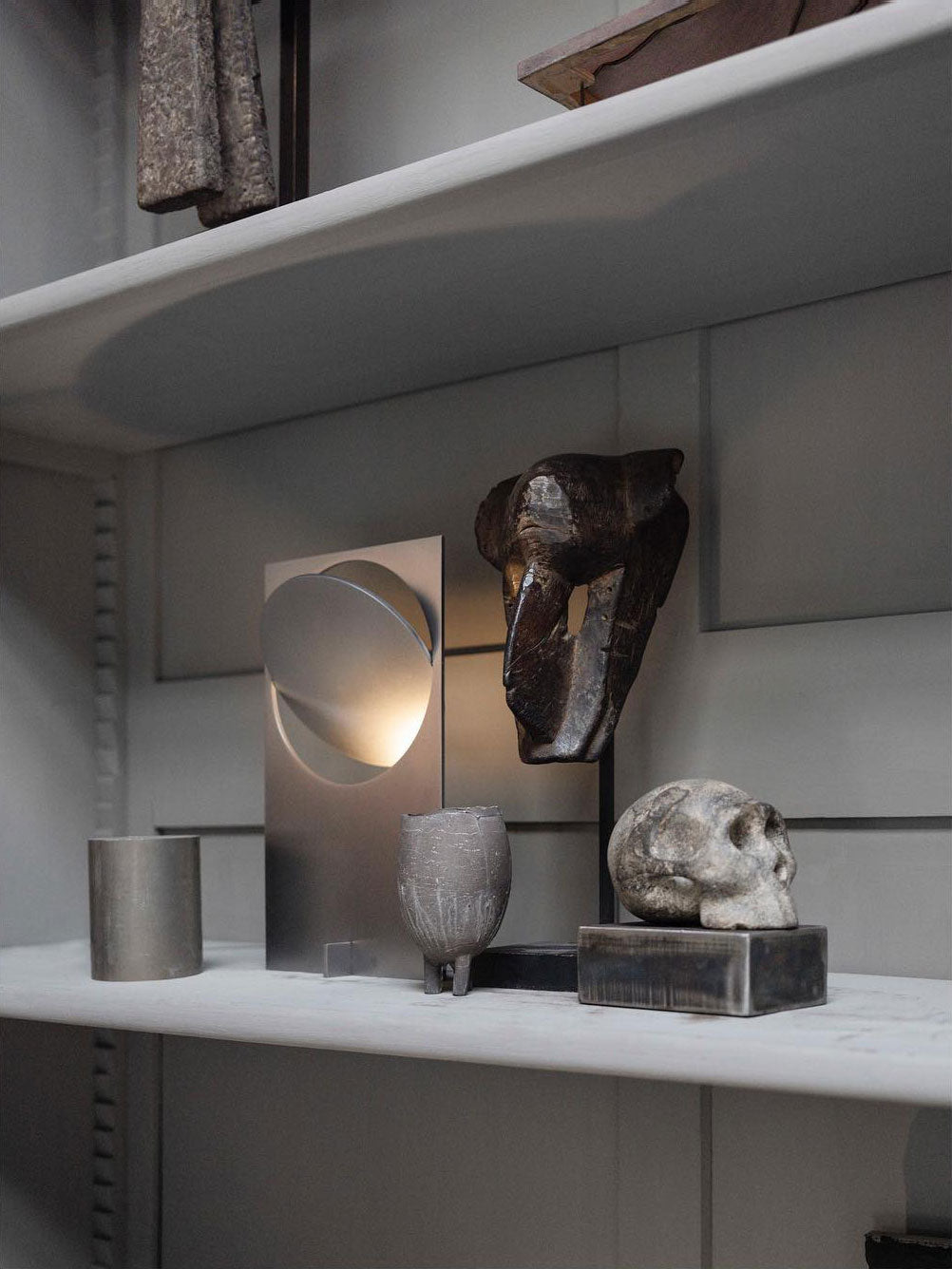 Gold Metal Desk Lamp — Table Lamp | Maison Monashee — view 39