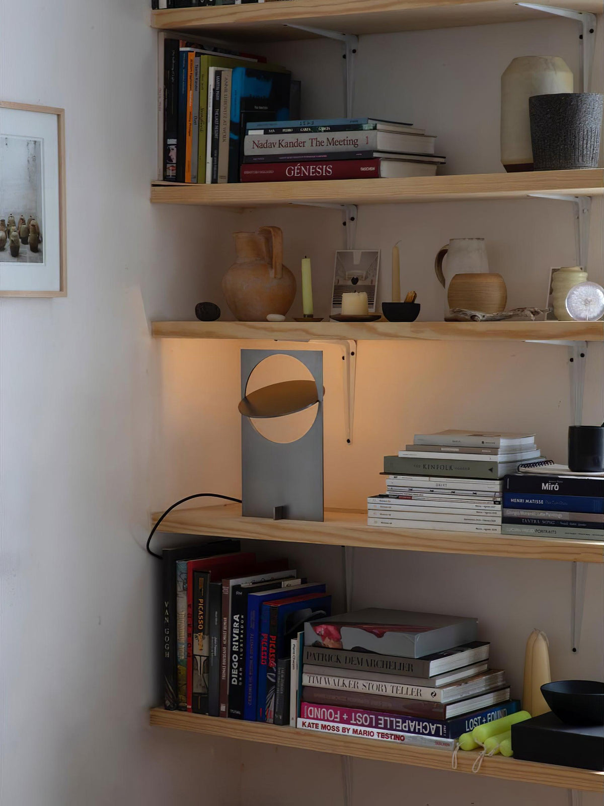Gold Metal Desk Lamp — Table Lamp | Maison Monashee — view 13
