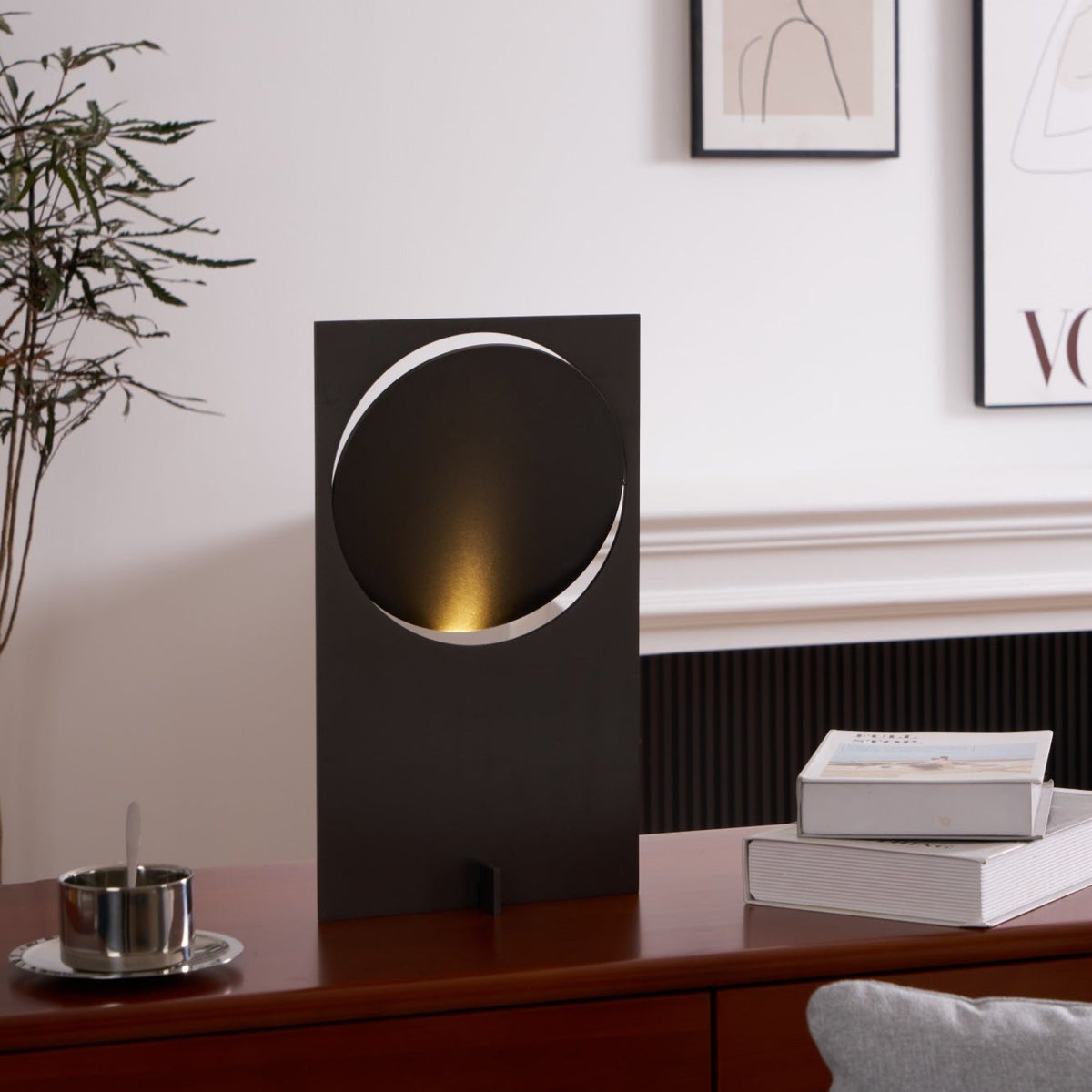 Gold Metal Desk Lamp — Table Lamp | Maison Monashee — view 51