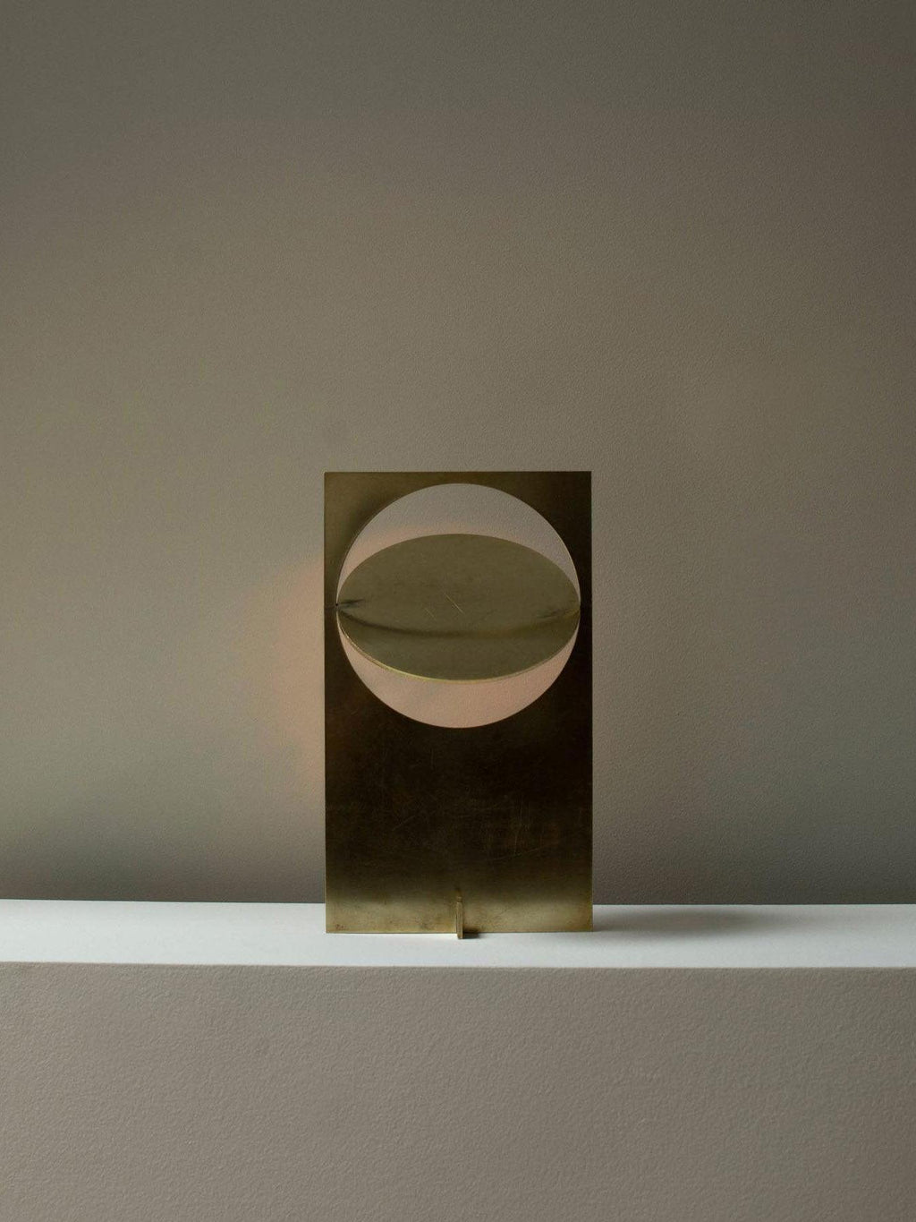 Gold Metal Desk Lamp — Table Lamp | Maison Monashee — view 17