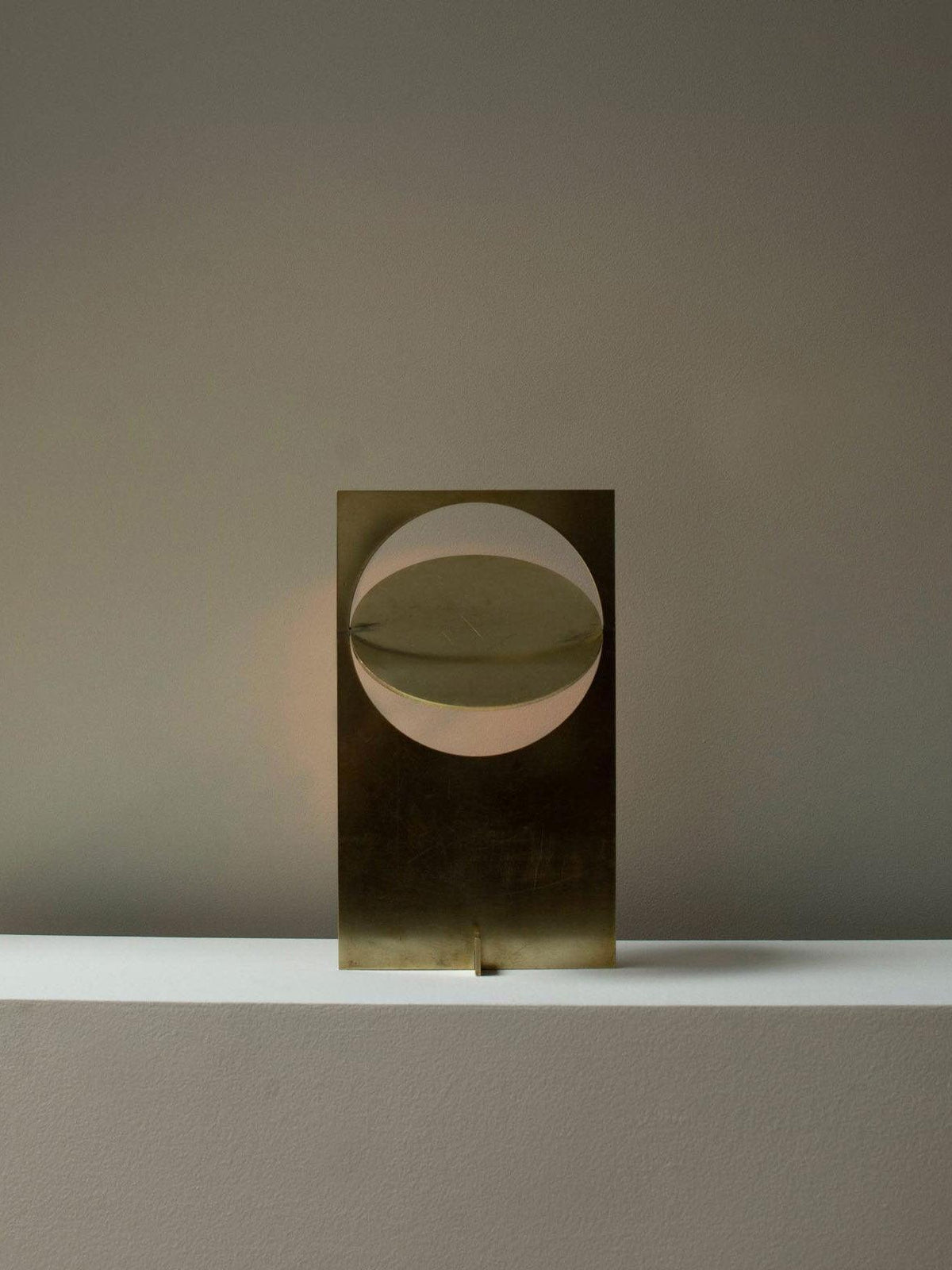 Gold Metal Desk Lamp — Table Lamp | Maison Monashee — view 17