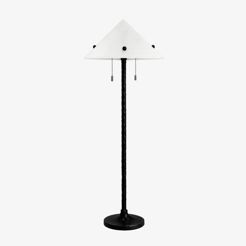 Vintage Black Metal Floor Lamp — Floor Lamp | Maison Monashee
