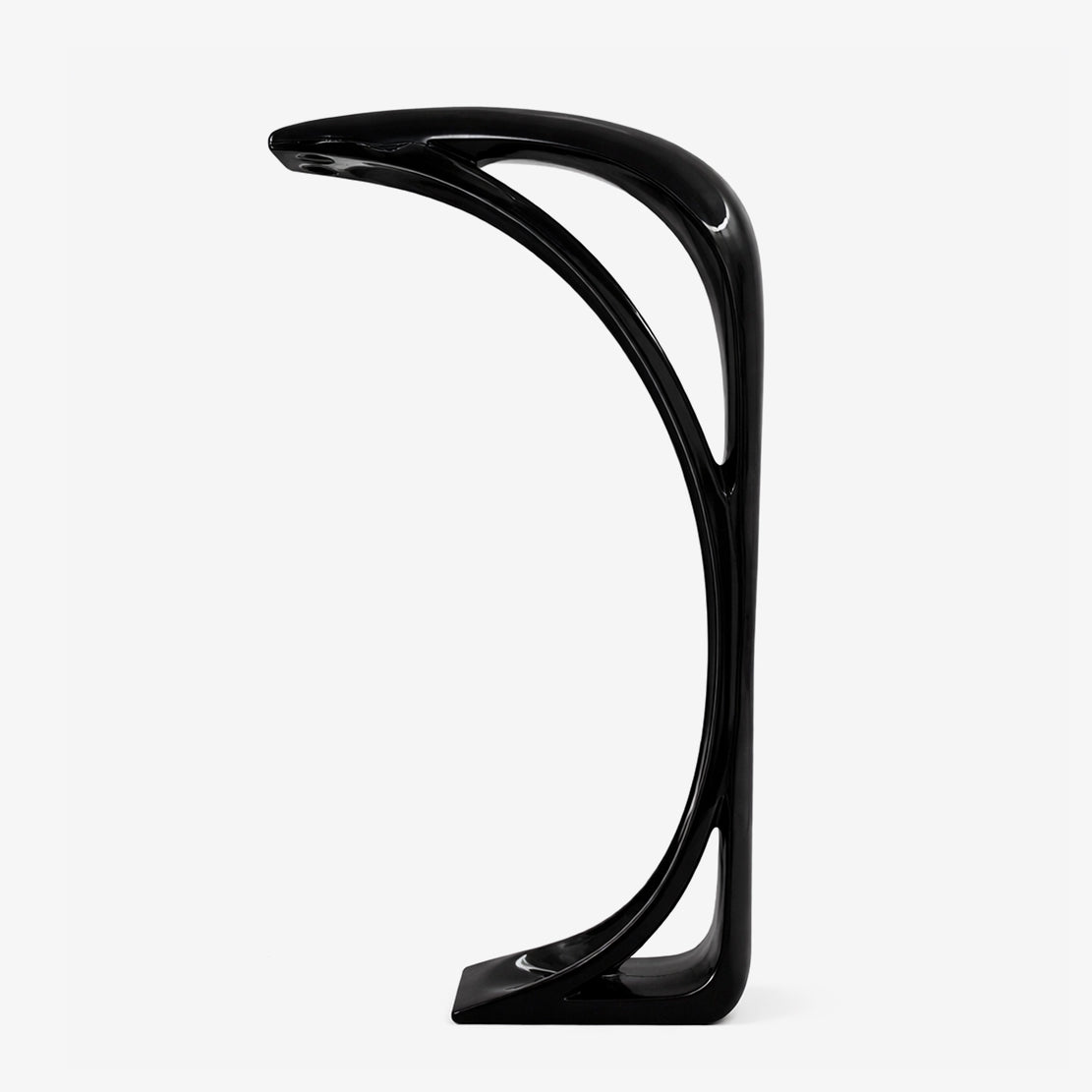 Black Curved Floor Lamp — Floor Lamp | Maison Monashee