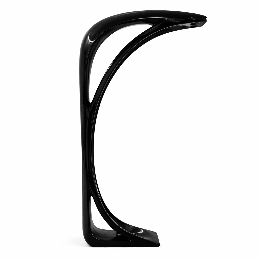 Black Curved Floor Lamp — Floor Lamp | Maison Monashee — view 5