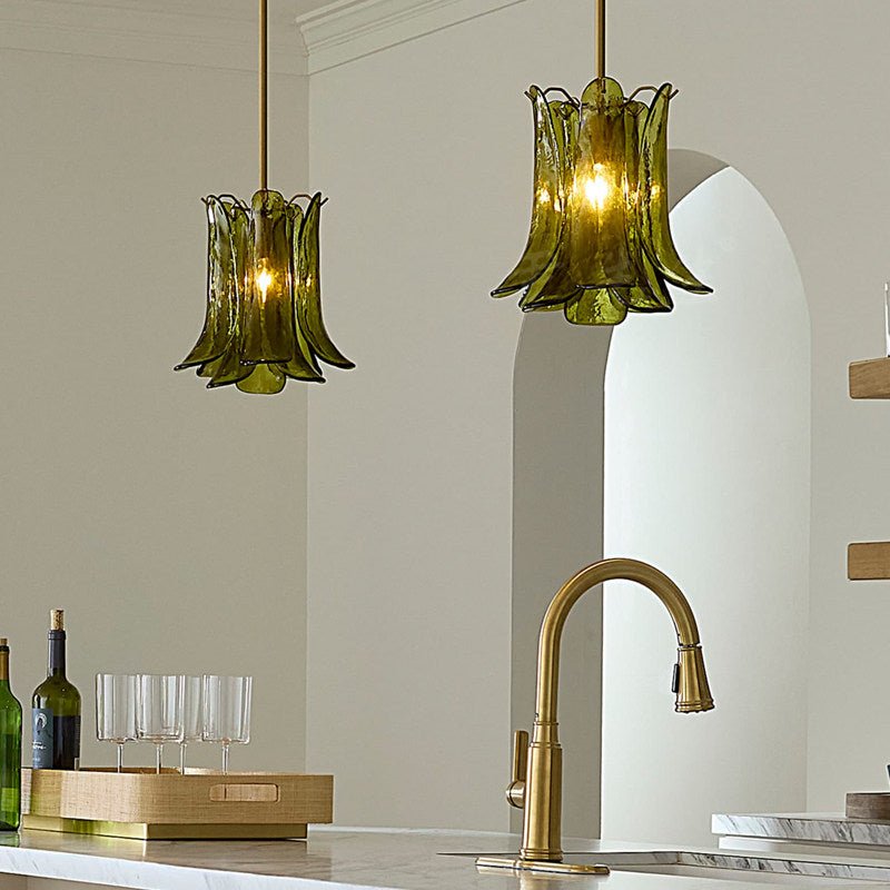 Hanging Glass Pendant Light — Pendant Light | Maison Monashee — view 2