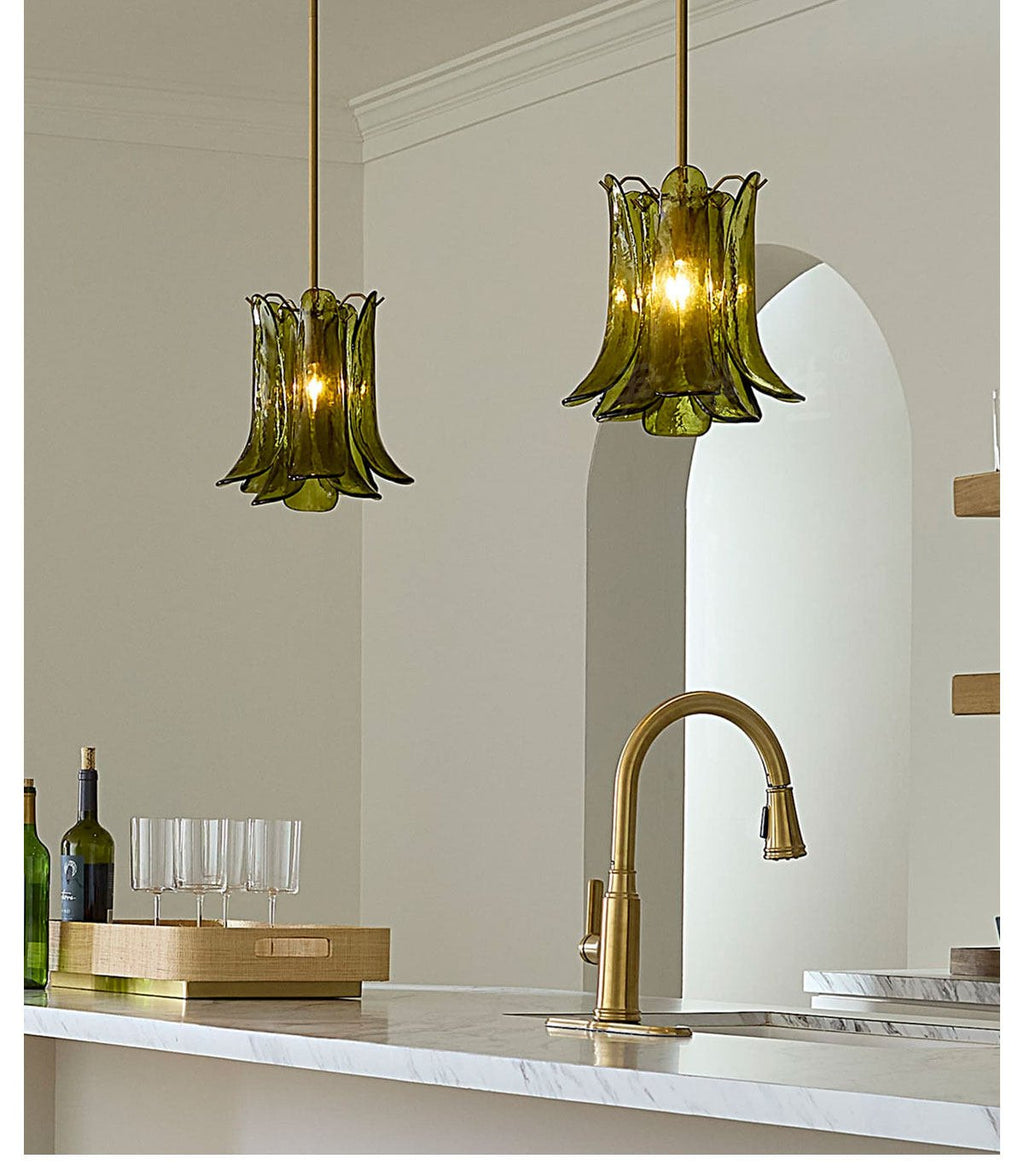 Hanging Glass Pendant Light — Pendant Light | Maison Monashee — view 12