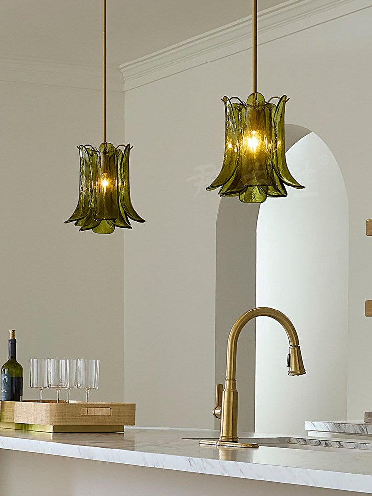 Hanging Glass Pendant Light — Pendant Light | Maison Monashee — view 17