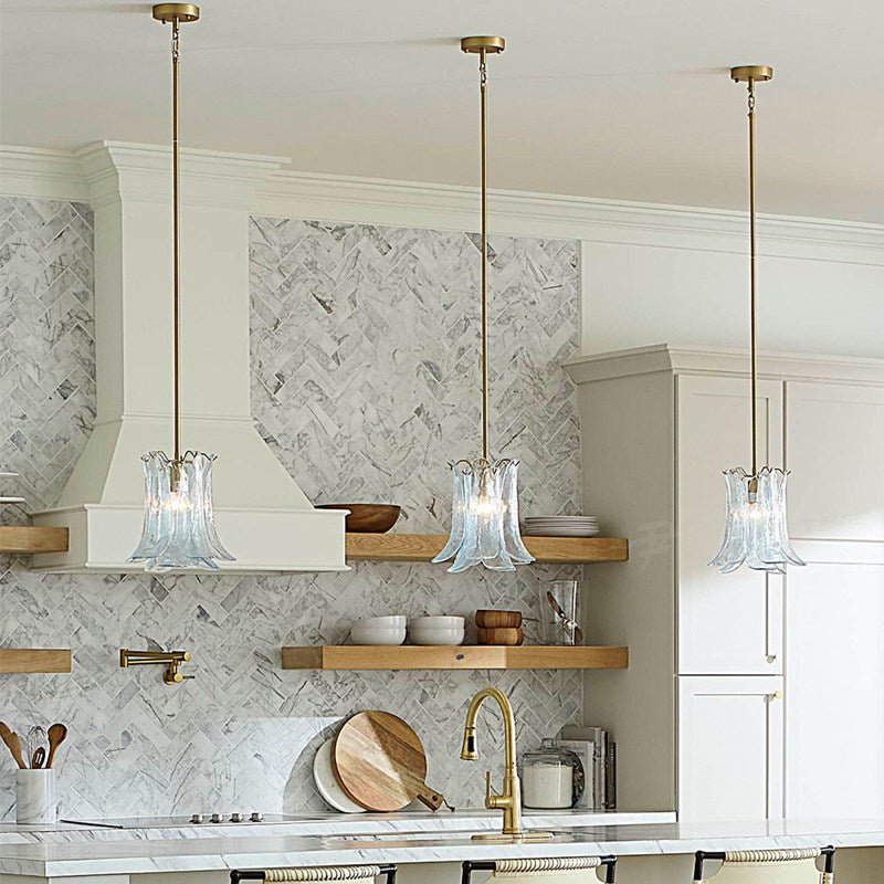 Hanging Glass Pendant Light — Pendant Light | Maison Monashee — view 18