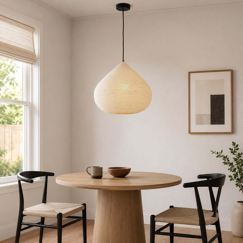 Large Paper Lantern Pendant Light — Pendant Light | Maison Monashee — view 10