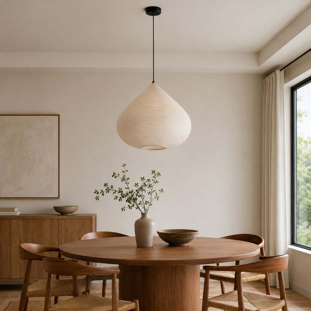 Large Paper Lantern Pendant Light — Pendant Light | Maison Monashee — view 13