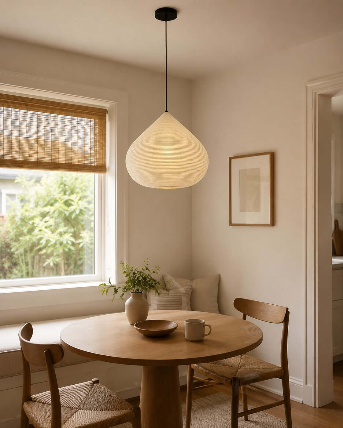Large Paper Lantern Pendant Light — Pendant Light | Maison Monashee — view 6