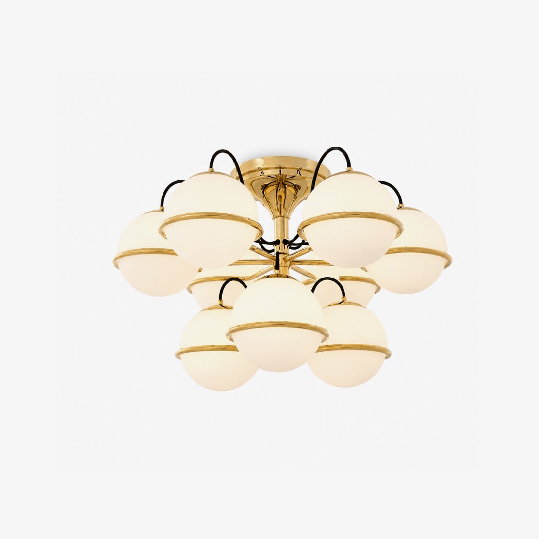 Glass Globe Chandelier Light — Chandelier | Maison Monashee — view 12