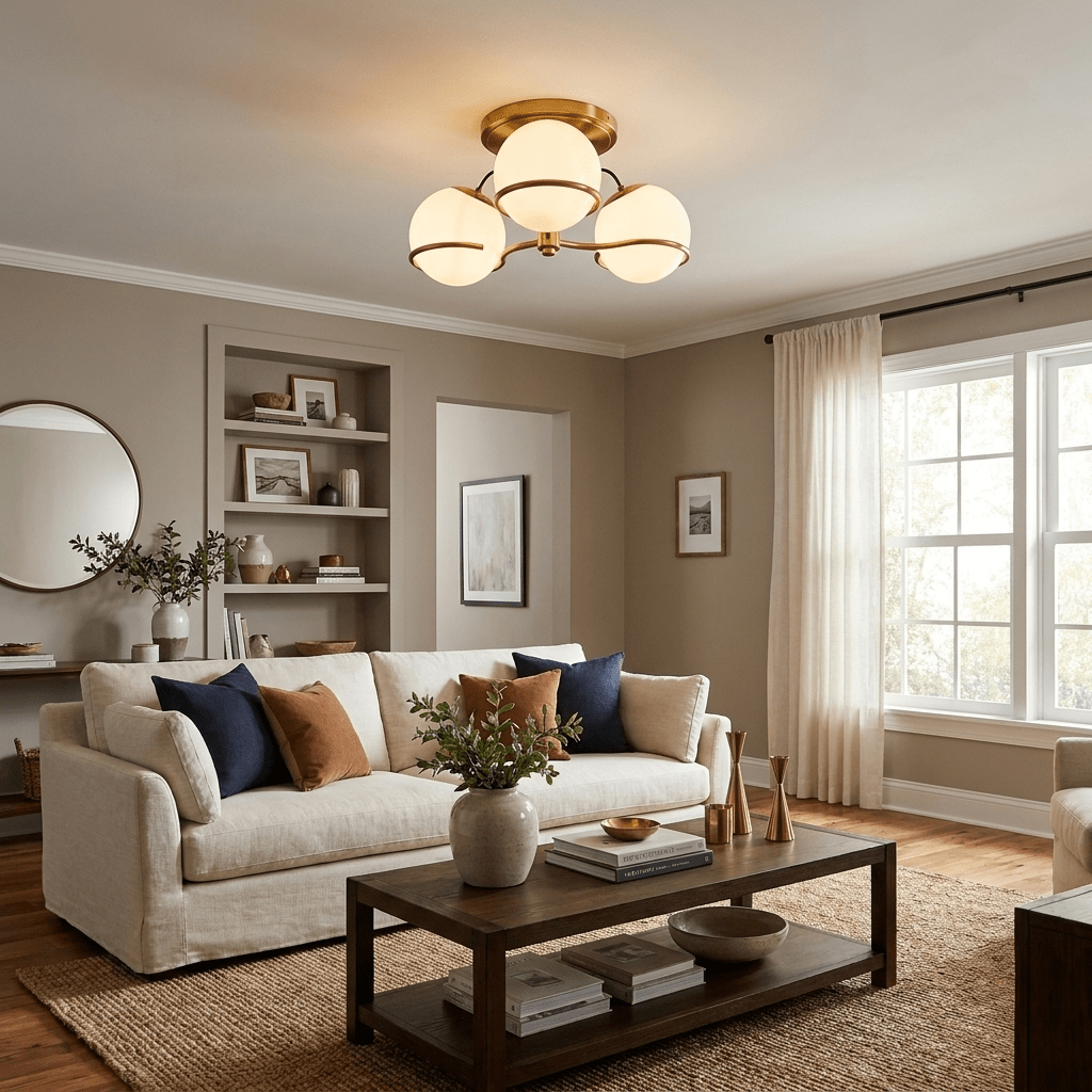 Glass Globe Chandelier Light — Chandelier | Maison Monashee — view 7