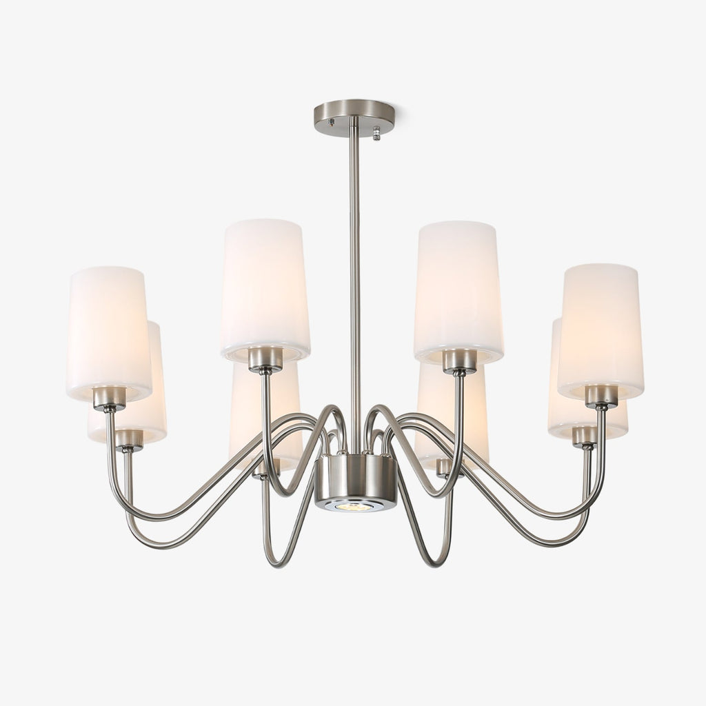 Silver Glass Chandelier — Chandelier | Maison Monashee