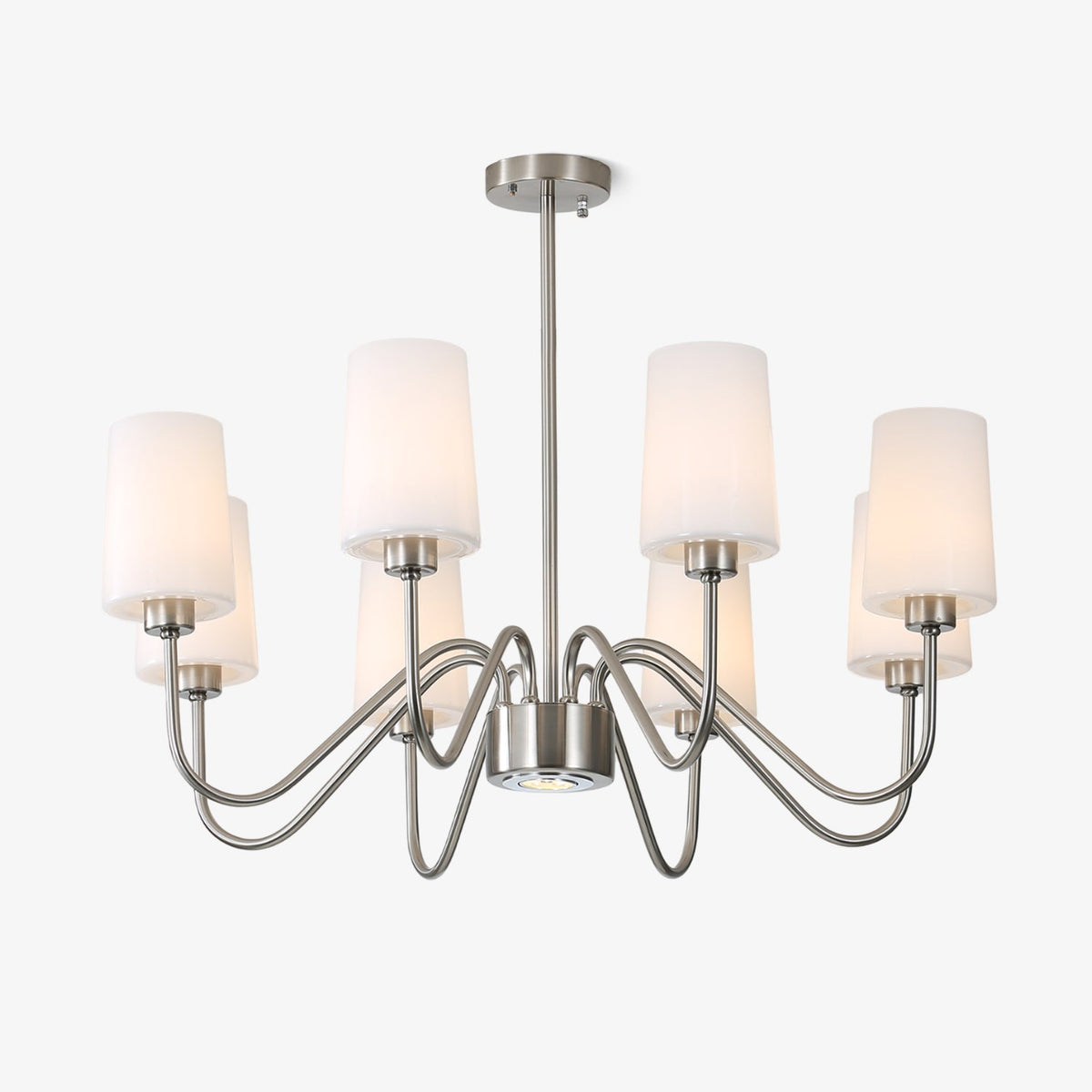 Silver Glass Chandelier — Chandelier | Maison Monashee