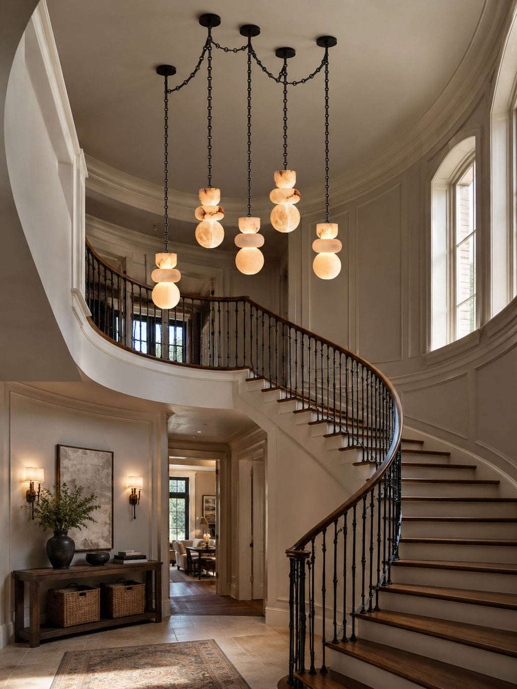 Black Modern Dining Room Chandelier — Chandelier | Maison Monashee — view 4
