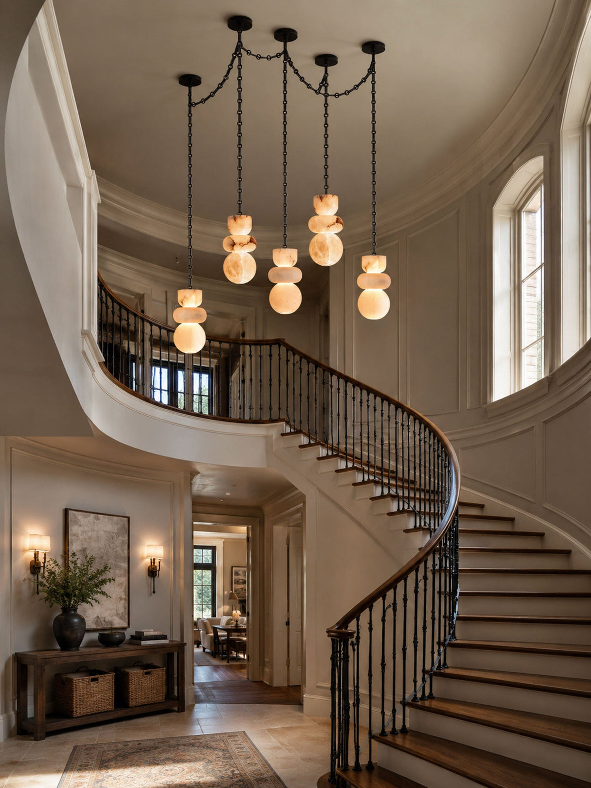 Black Modern Dining Room Chandelier — Chandelier | Maison Monashee — view 4