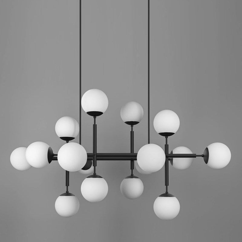 Chandelier with Globe Light — Chandelier | Maison Monashee — view 6